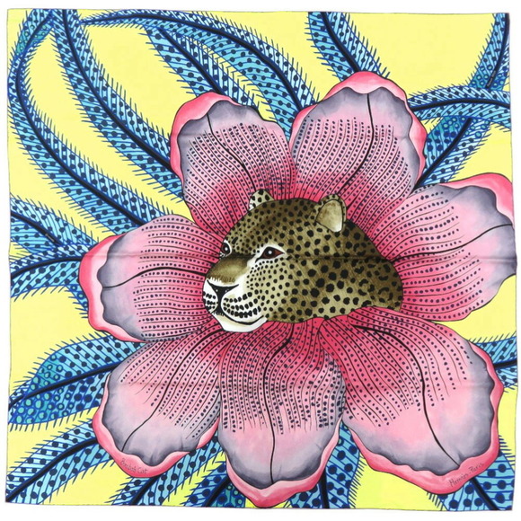 HERMES Pink Scarf - Picture 1 of 9